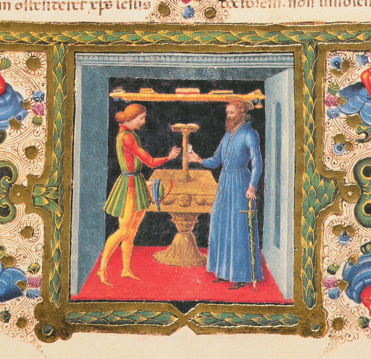 Fol.208r Brev fra St. Paul til Timothy, fra Borso d