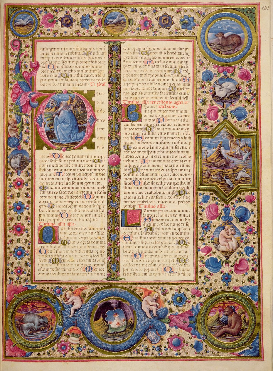 Fol.263r Zaccharias Bog, fra Borso d