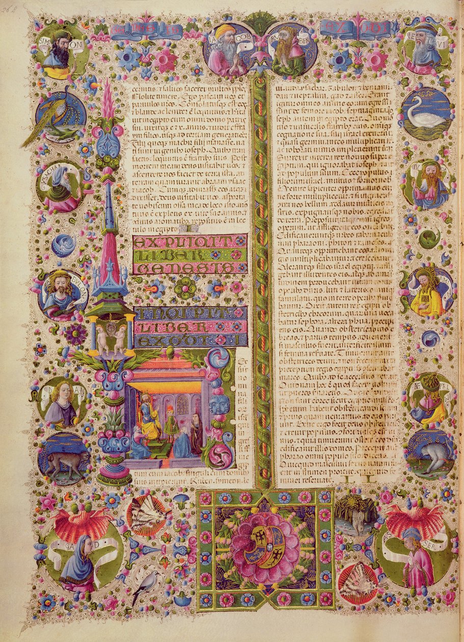 Fol.26v Anden Mosebog, fra Borso d