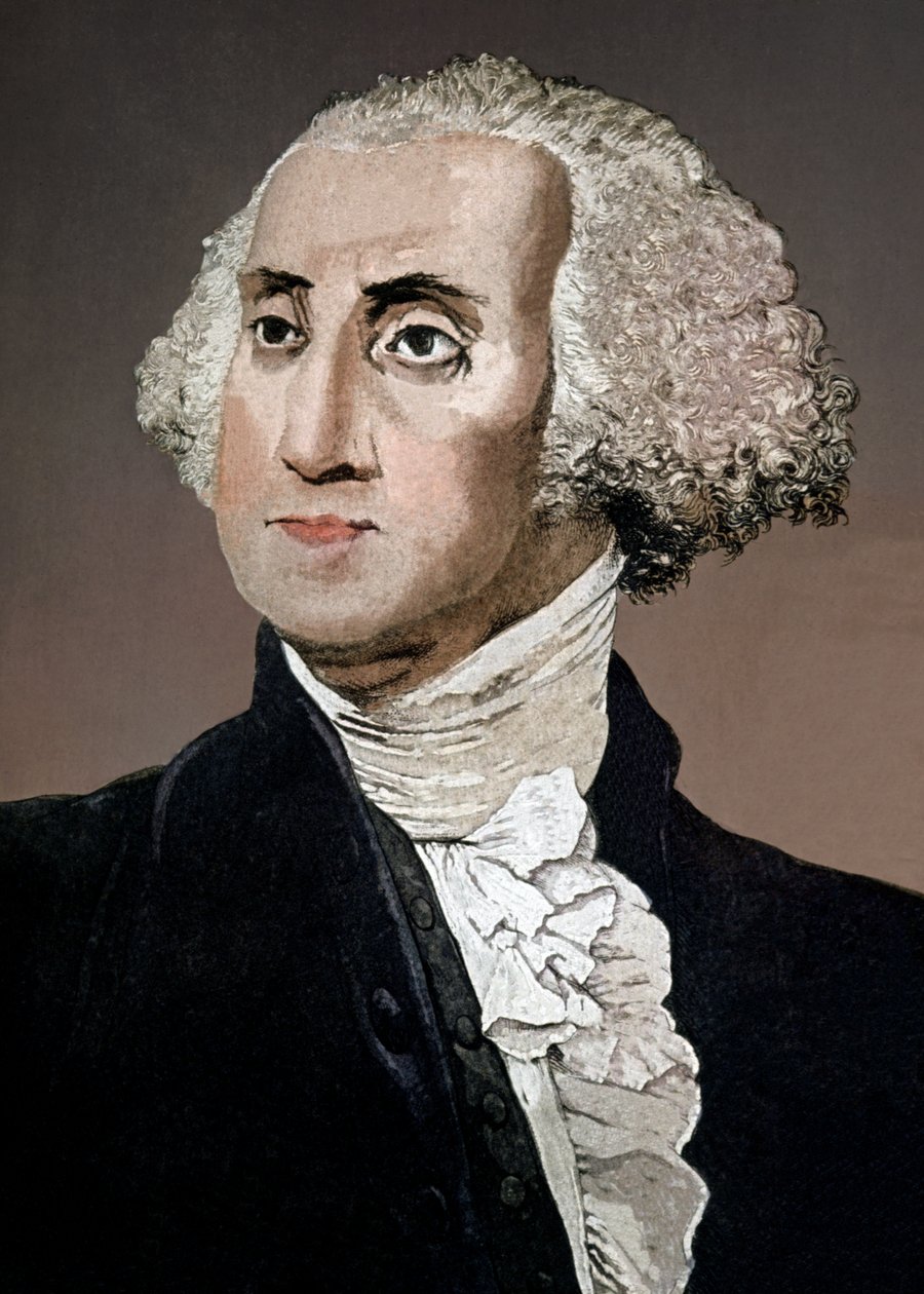 George Washington, ca. 1880 (kobberstik) af Italian School