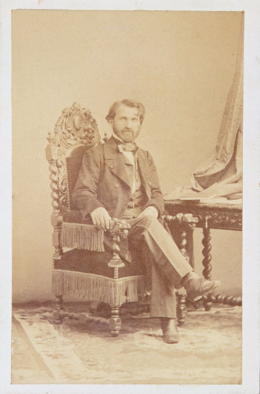 Giuseppe Verdi (1813-1901) ca. 1860 (sepiafoto) af Italian School