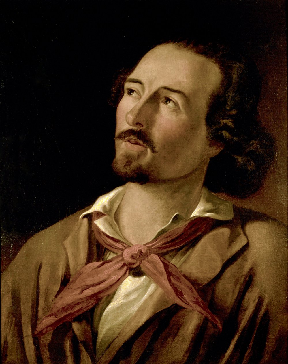 Goffredo Mameli (1827-1849) digter og patriot af det italienske Risorgimento. Anonymt maleri fra det 19. århundrede. Museum for Risorgimento Milano af Italian School