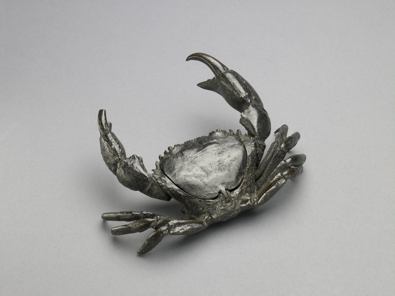 Blækstand i form af en krabbe, ca. 1560 (bronze) af Italian School
