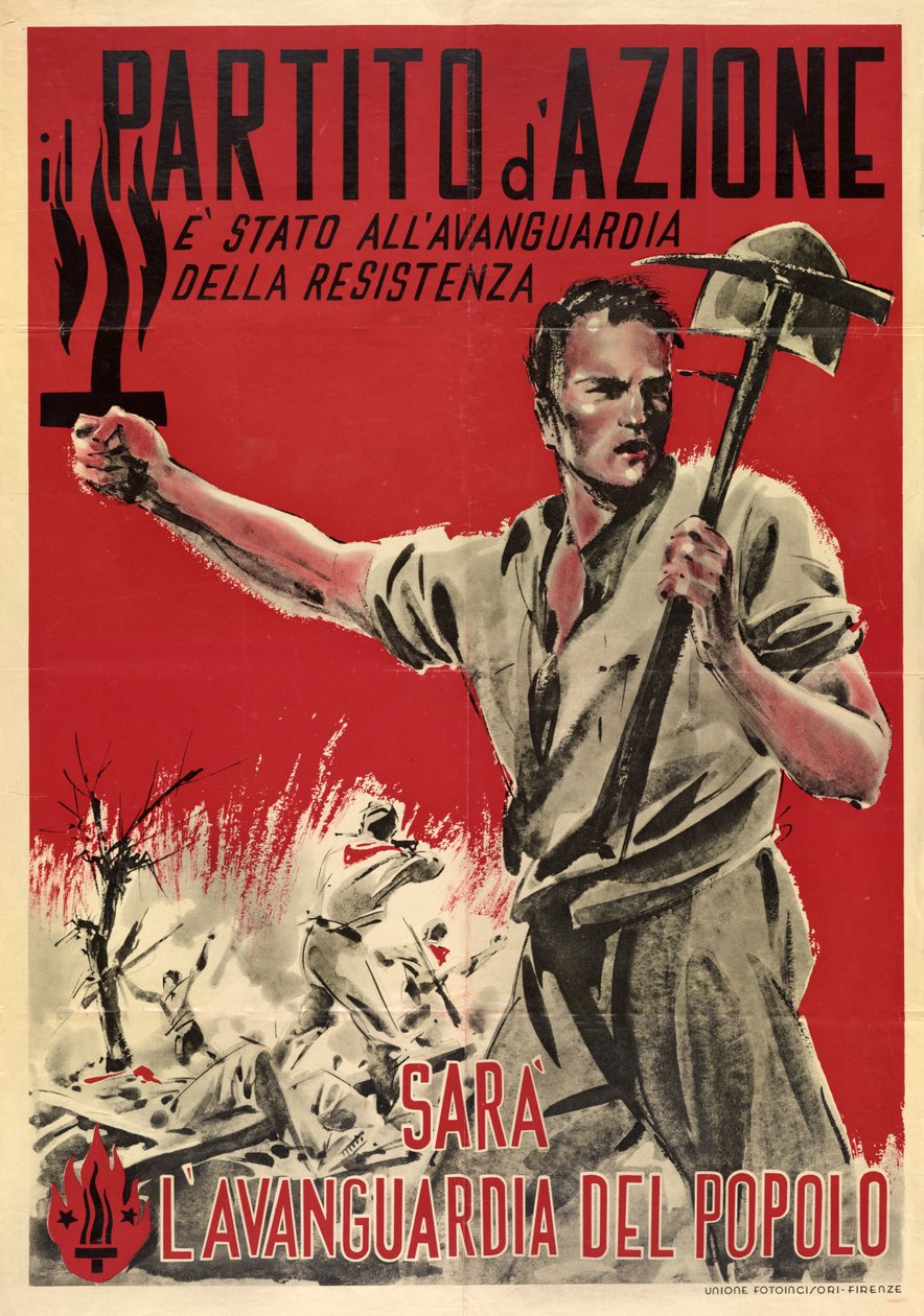 Italiensk propagandaplakat "Partito d