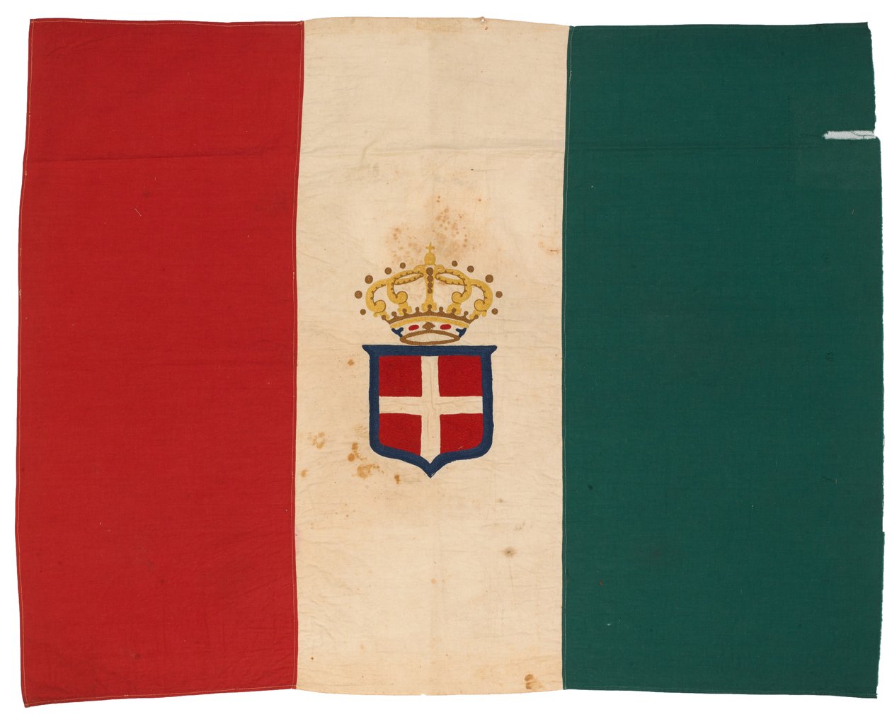 Italiensk flag erobret af King