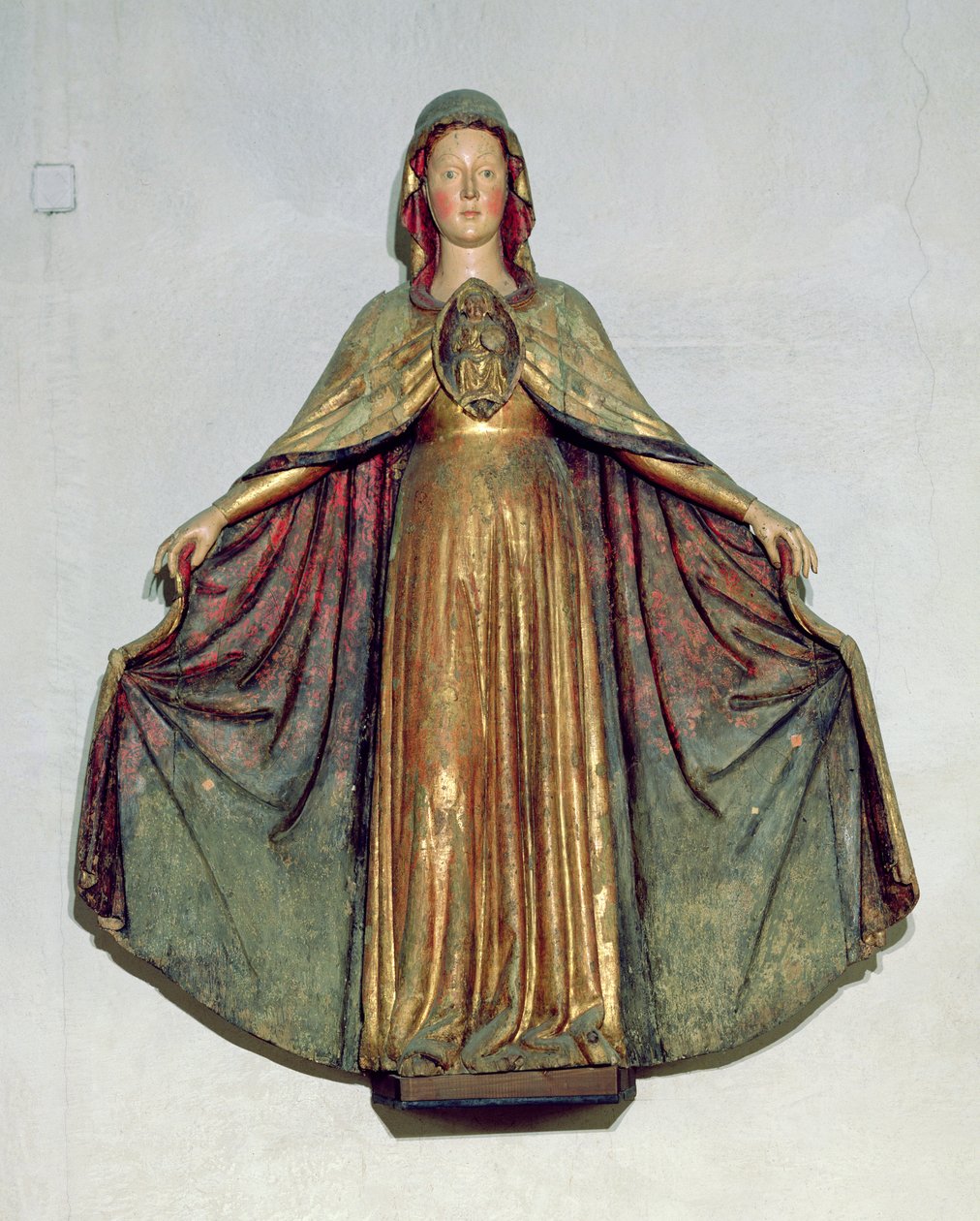 Madonna of Mercy (malet træ) af Italian School