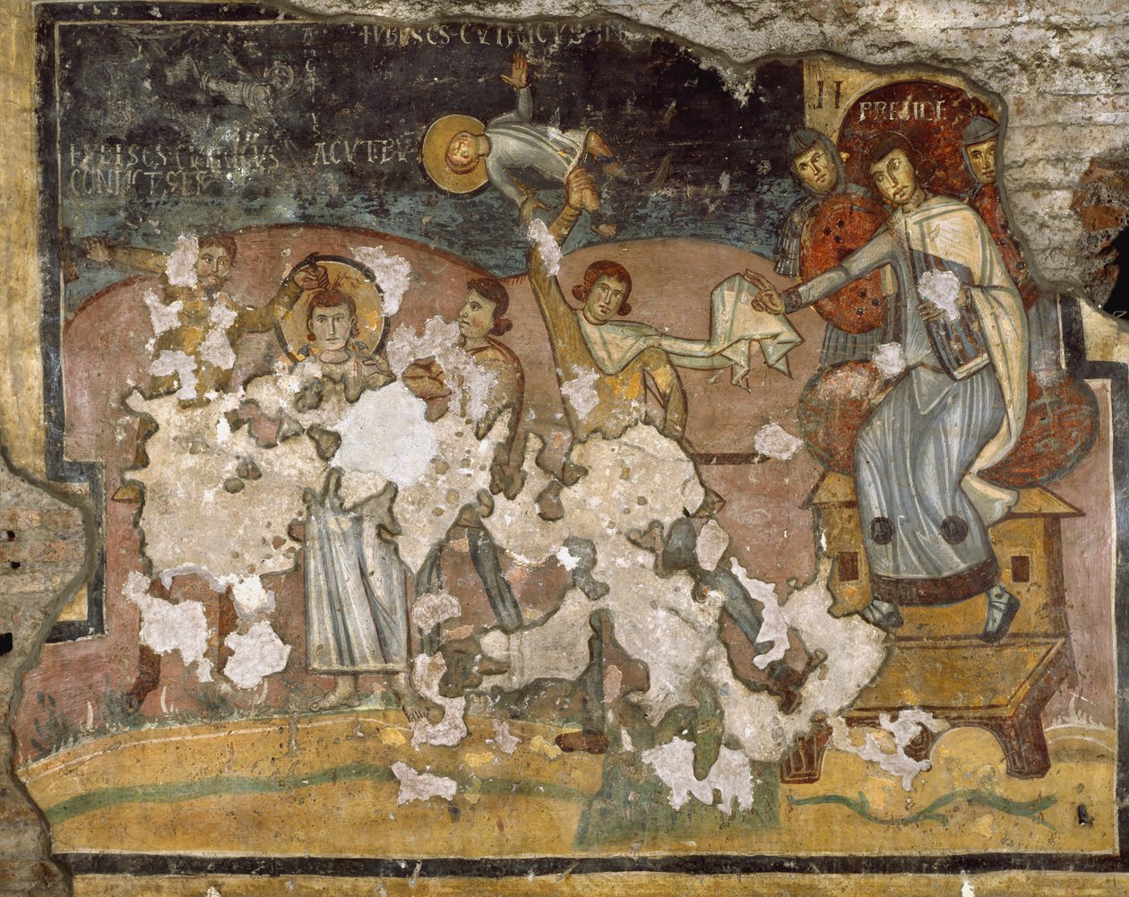 Martyrium af Saint Julietta og hendes søn Saint Quiricus af Italian School