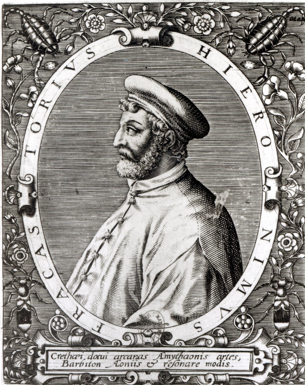 Medaljonportræt af Girolamo Fracastoro (1483-1553) af Italian School