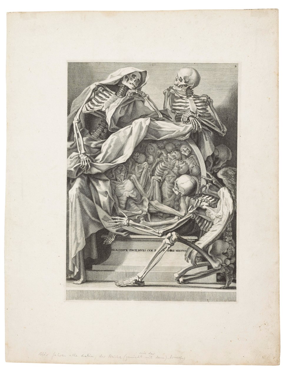 Memento mori af Italian School