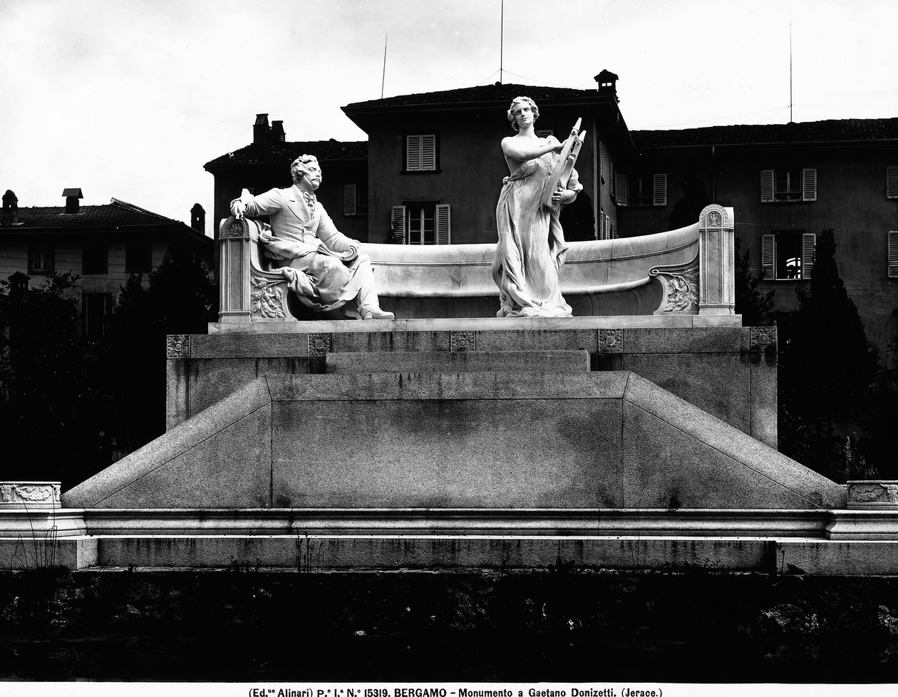 Monument til Gaetano Donizetti (marmor) af Italian School
