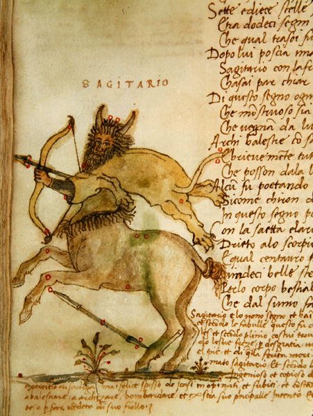Ms Ital 483 P.4.7 f.157v Skytten, fra 