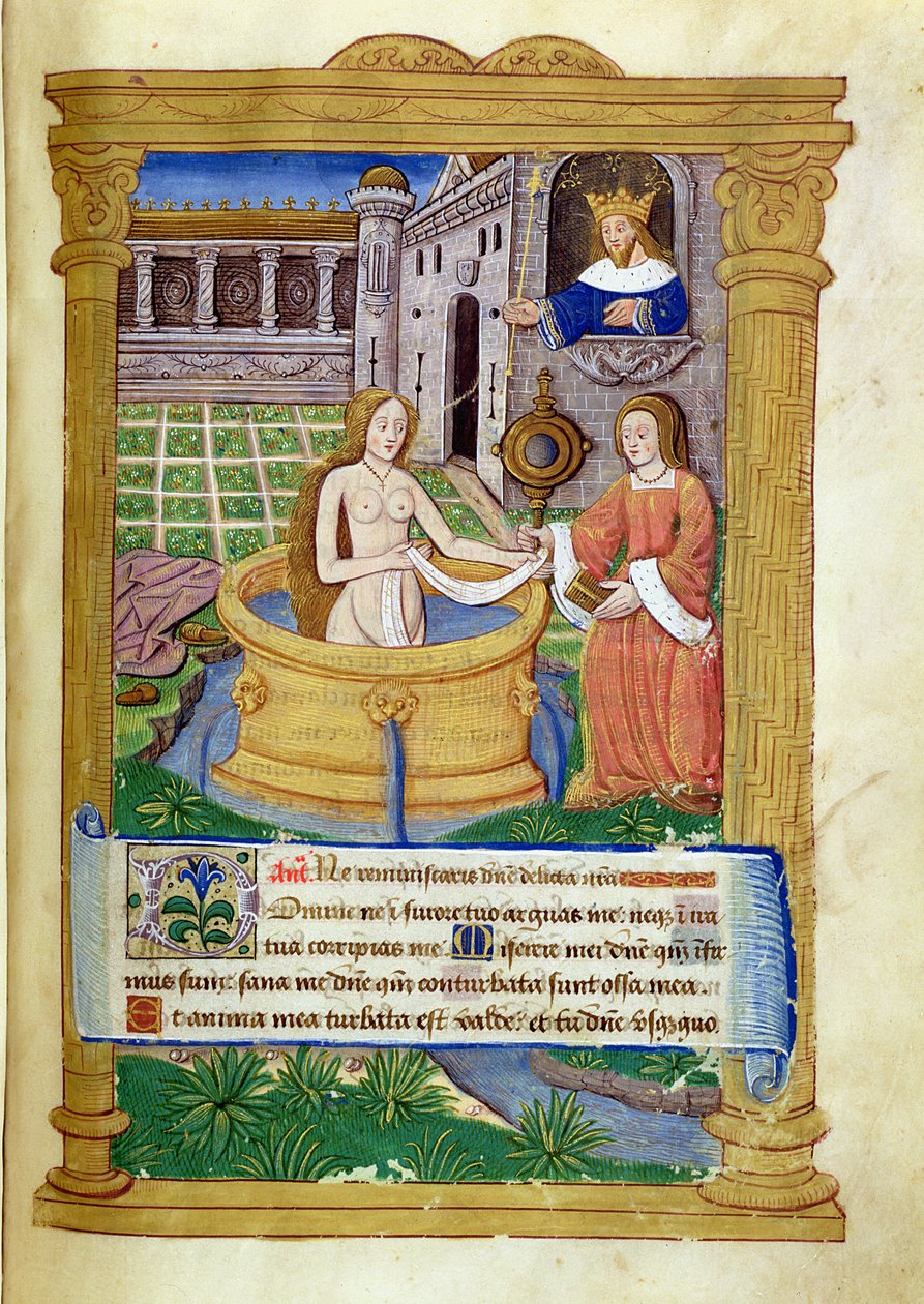 Ms Lat 623 P.6.23 f.49r David og Bathsheba, fra 