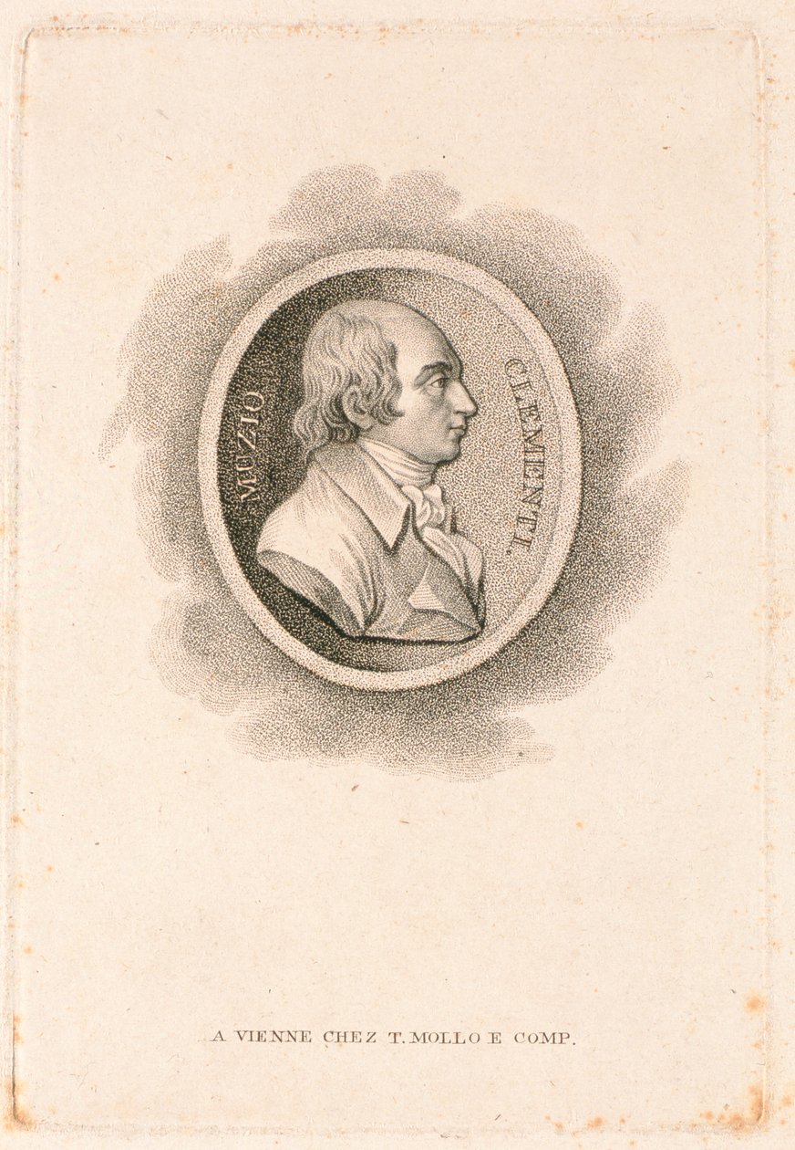 Muzio Clementi (1752-1832) (mezzotint) af Italian School