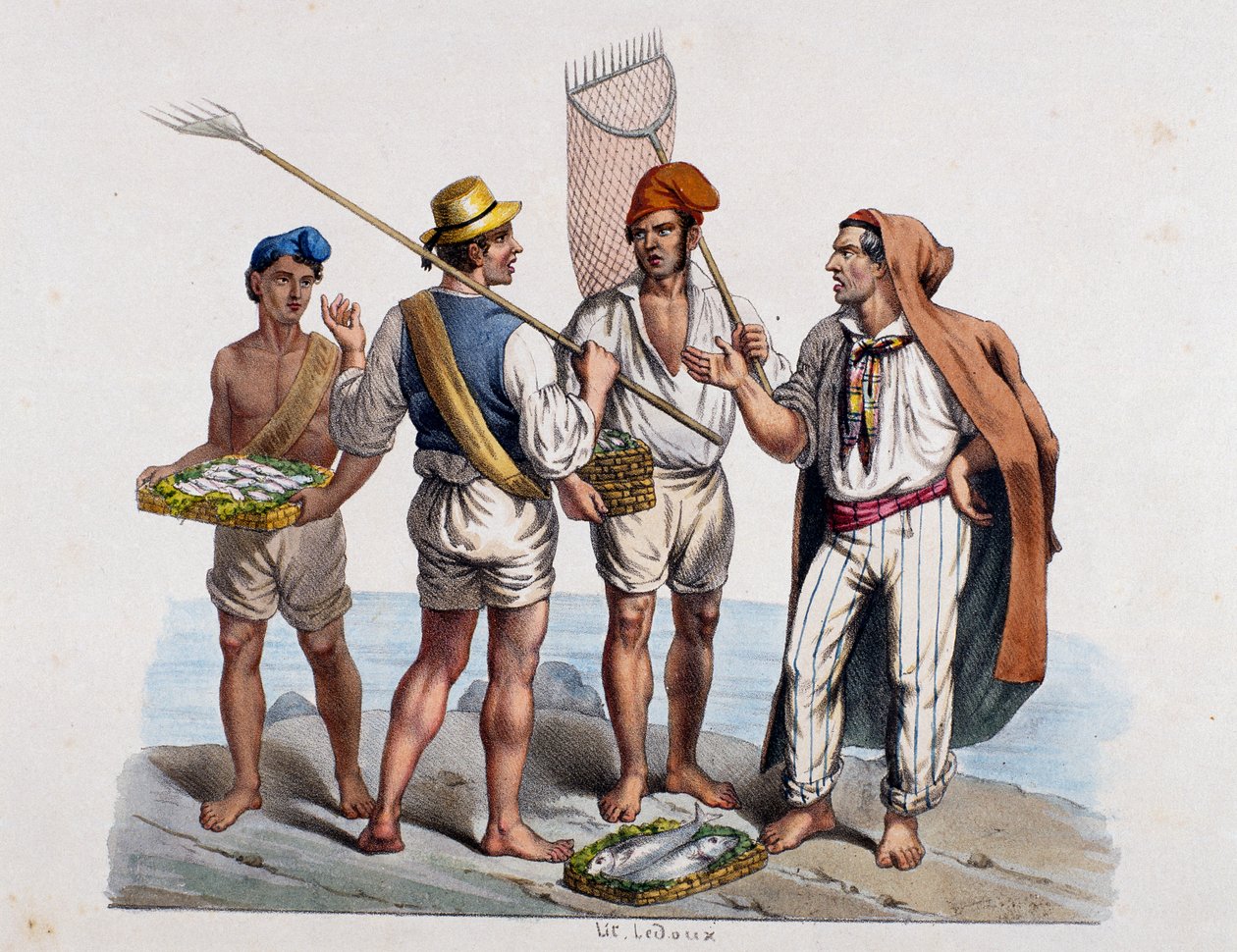 Napolitanske fiskere, Italien af Italian School