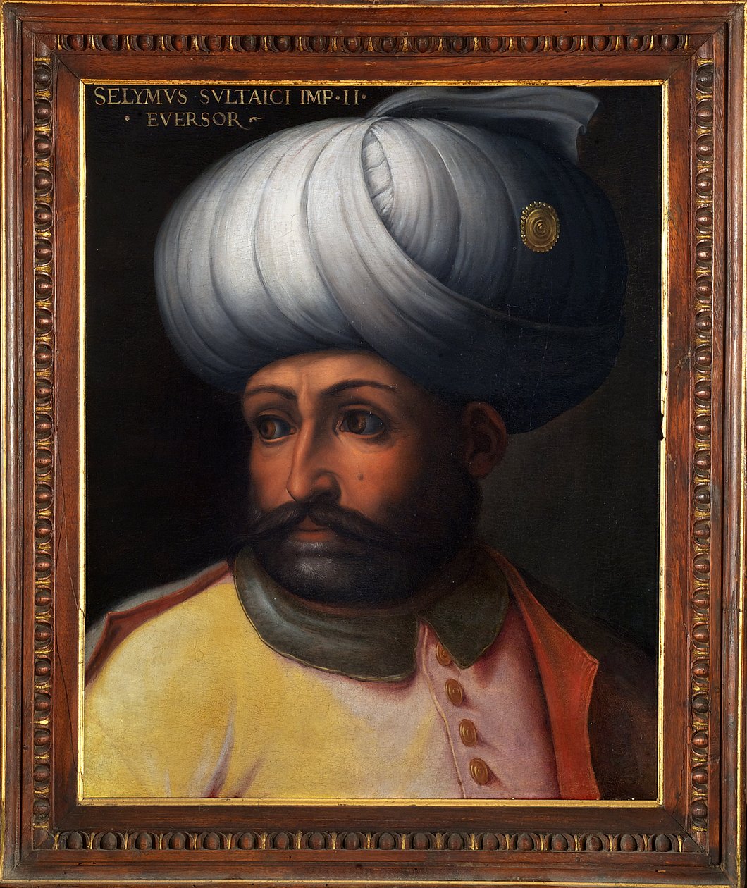 Det Osmanniske Rige: Portræt af den niende osmanniske sultan Selim Ii The Terrible af Italian School