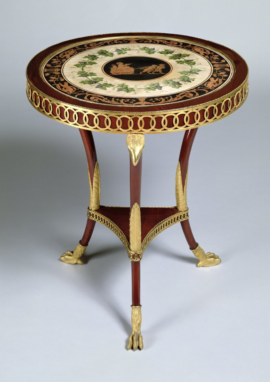 Sokkelbord, 1804-14 (forgyldt træ) af Italian School