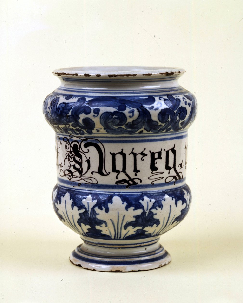 Apotek vase: albarella. Museum for Videnskab og Teknologi, Milano. af Italian School
