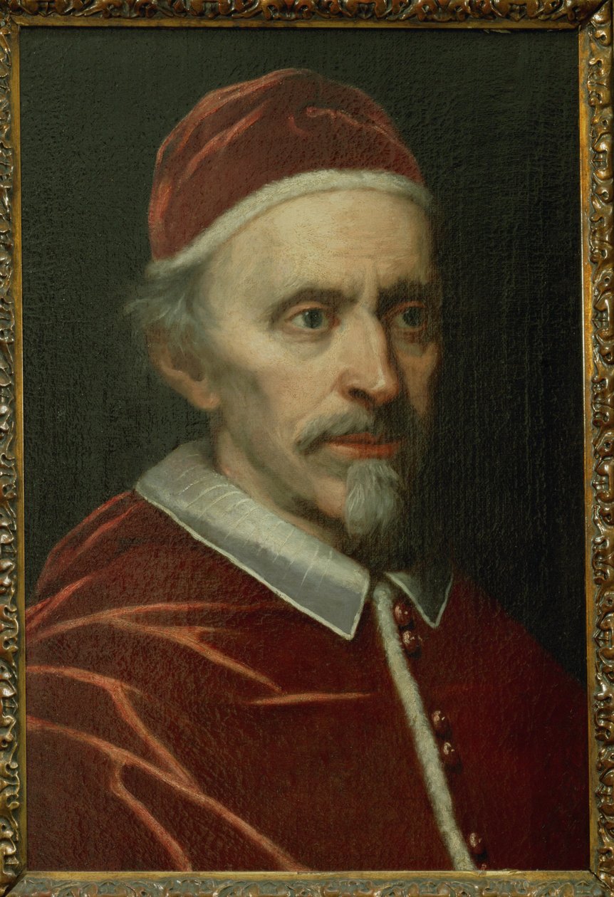 Pave Innocens XI, pave 1676- 1689 ... (olie på lærred) af Italian School