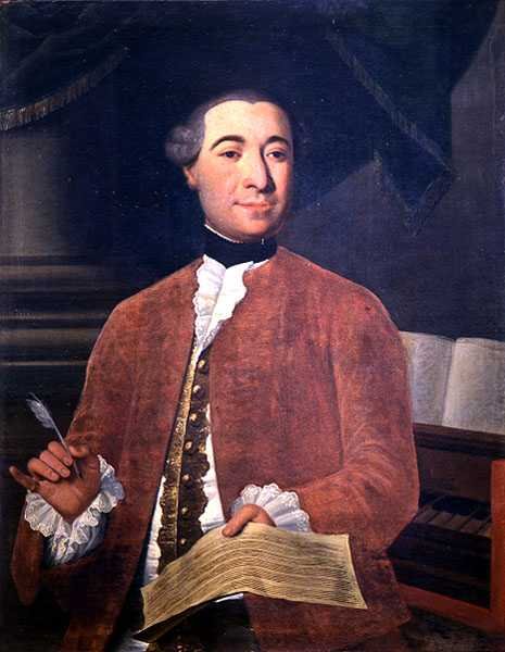 Portræt af Anton Maria Paoli, ca.1750 (olie på lærred) (se 138620) af Italian School