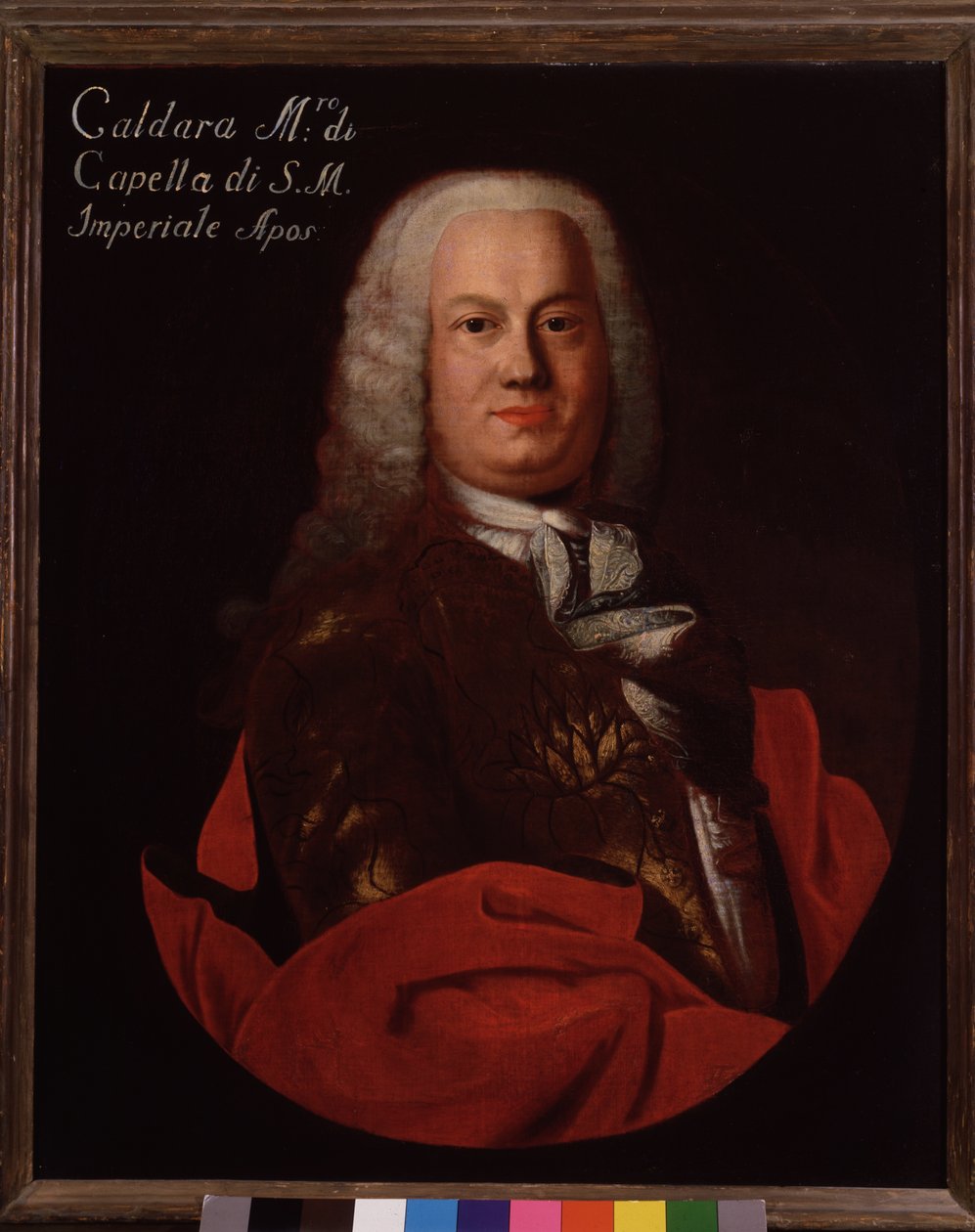 Portræt af Antonio Caldara (1670-1736) italiensk barokkomponist af Italian School