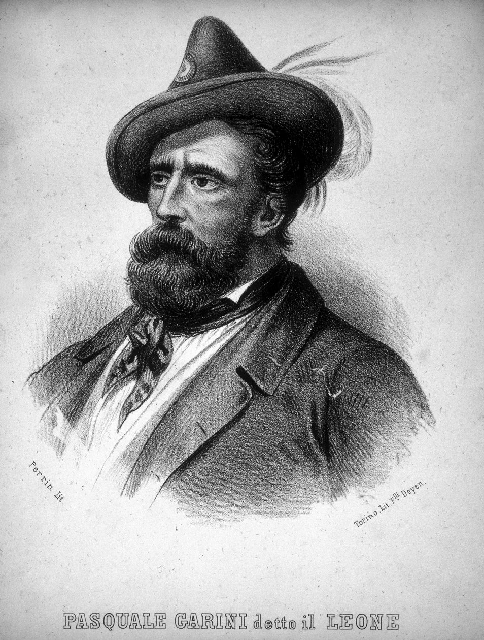 Portræt af Brigand Pasquale Garini af Italian School