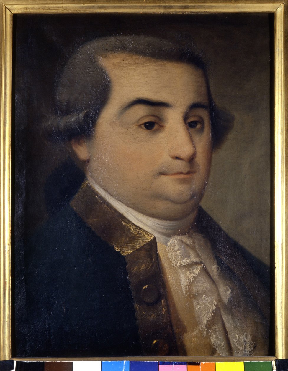 Portræt af Cesare Bonesana, markis af Beccaria (1738 - 1794), italiensk jurist. Anonymt maleri fra det 18. århundrede. Museo de Milan. Milano af Italian School