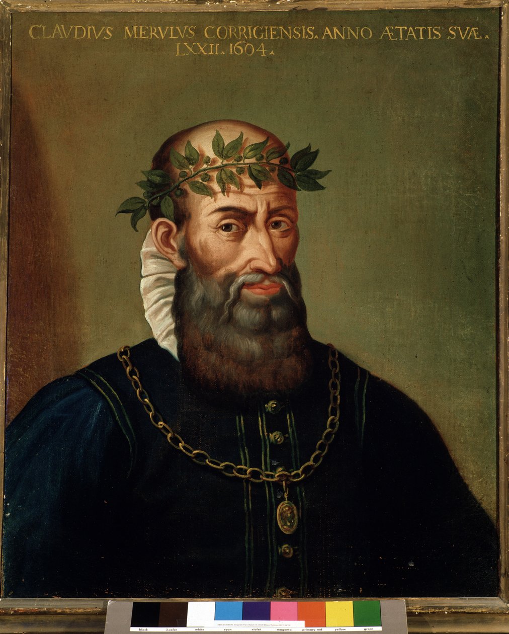 Portræt af Claudio Merulo (Merlotti, Merulus) (1533-1604) italiensk komponist fra det 17. århundrede. af Italian School