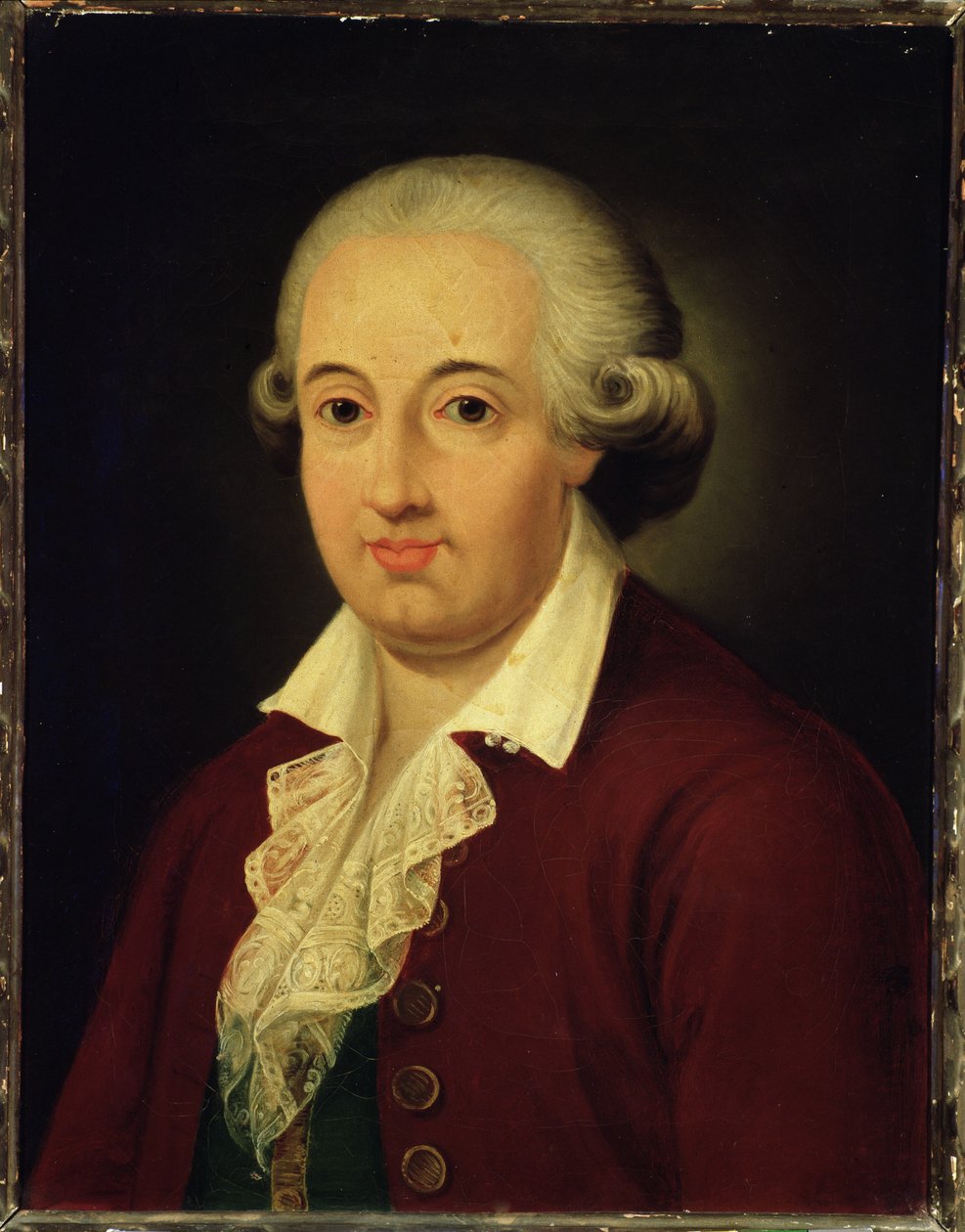Portræt af Domenico Cimarosa (1749-1801), italiensk komponist af Italian School