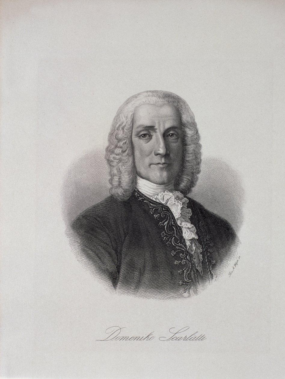 Portræt af Domenico Scarlatti (1686-1757) af Italian School