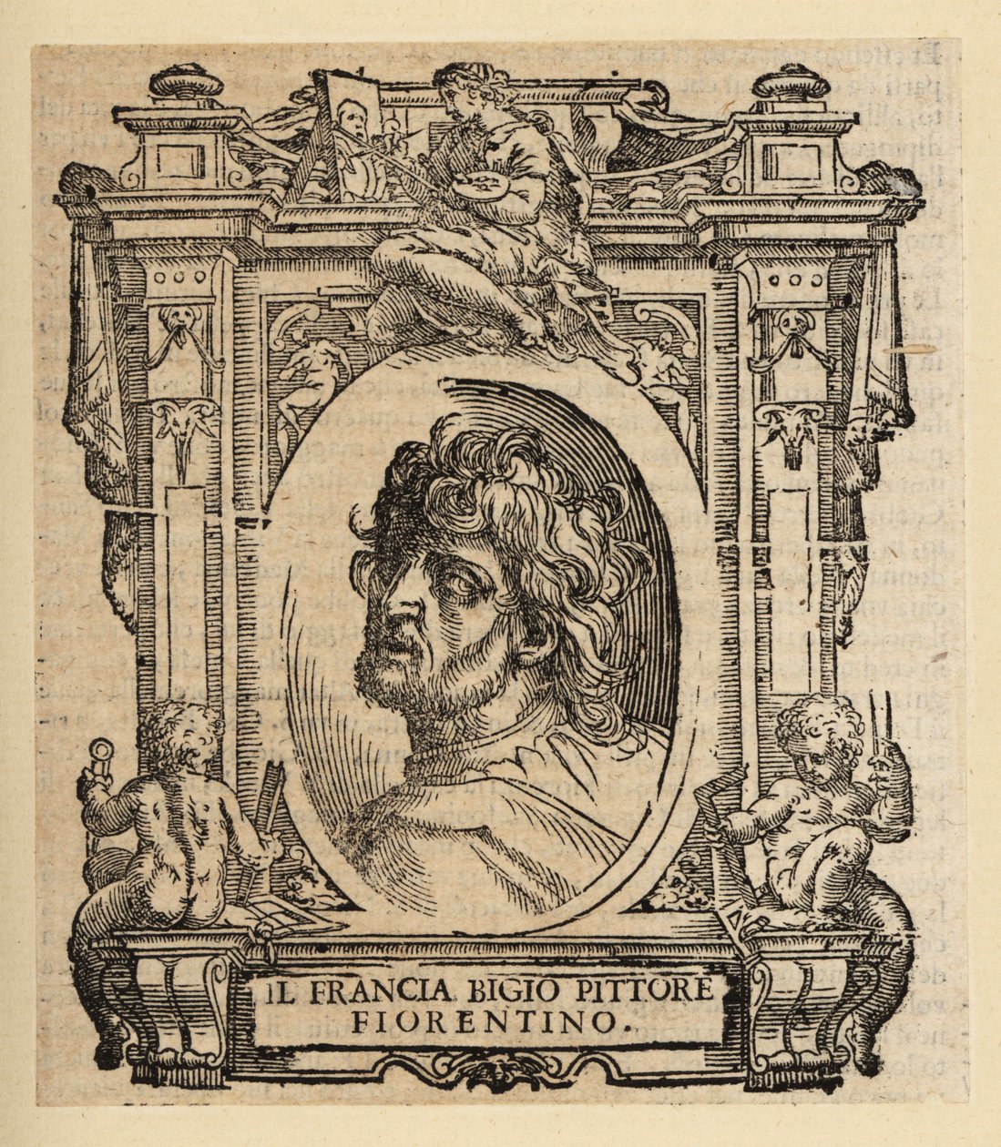 Portræt af Franciabigio, italiensk maler fra den florentinske renæssance af Italian School