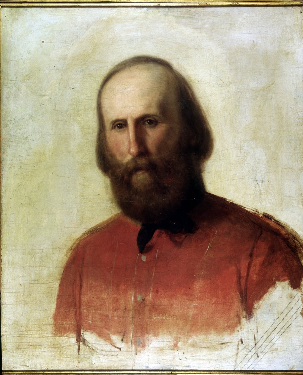 Portræt af Garibaldi. Risorgimentos museum. Milano af Italian School