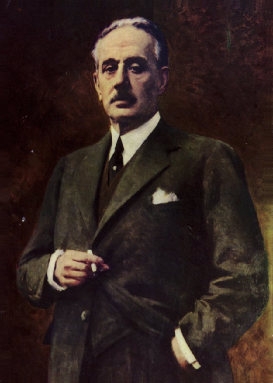 Portræt af Giacomo Puccini (farvelitografi) af Italian School
