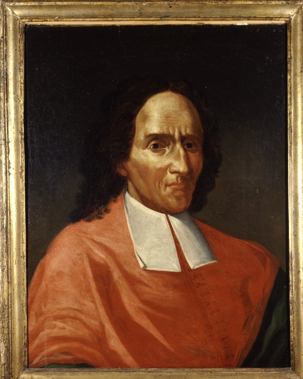 Portræt af Giambattista Vico (1668-1744), historiker, jurist og filosof. Også kaldet Giovanni, Gian Battista, Jean Baptiste eller Jean-Baptiste. 17. århundredes maleri. National Roman Museum, Rom. af Italian School
