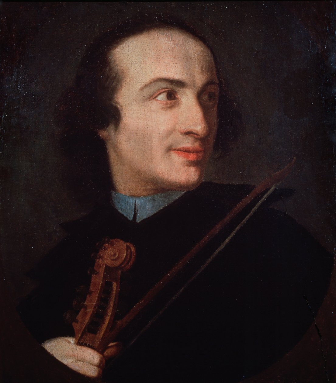 Portræt af Giuseppe Tartini (1692-1770) italiensk violinist og komponist. af Italian School