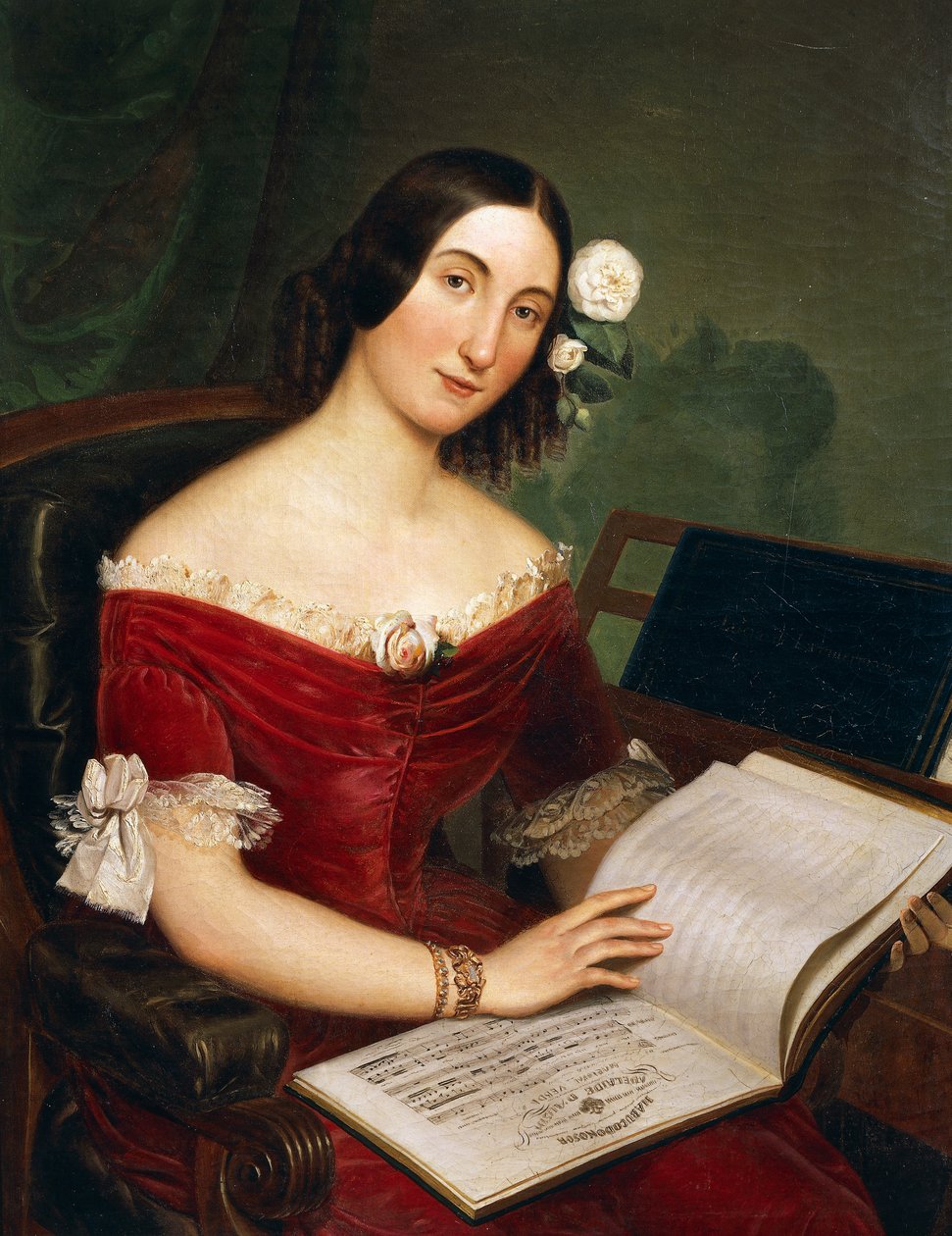 Portræt af Giuseppina Strepponi (Lodi af Italian School