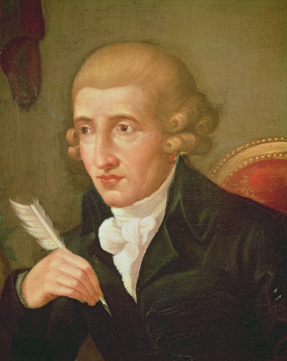 Portræt af Joseph Haydn af Italian School