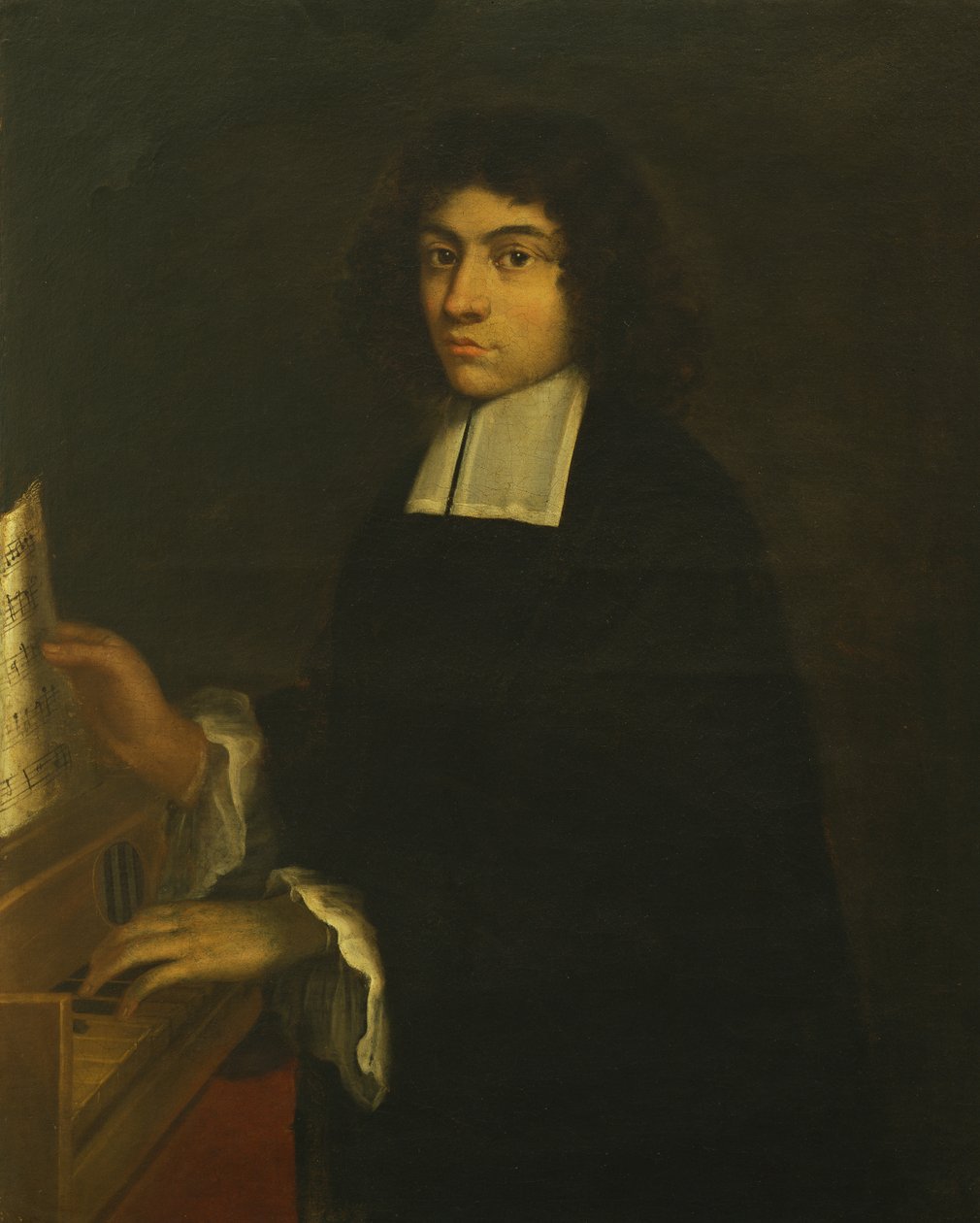 Portræt af Pietro degli Antonius (1648-1720) (olie på lærred) af Italian School