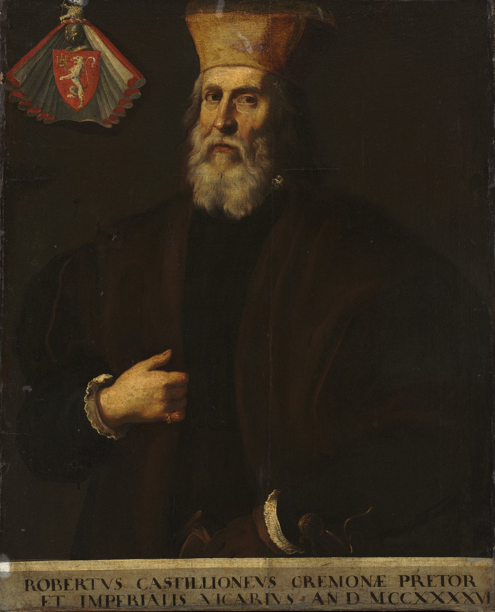 Portræt af Roberto Castiglione, begyndelsen af 1600-tallet (olie på lærred) af Italian School
