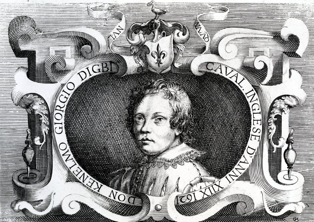 Portræt af Sir Kenelm Digby, 1621 af Italian School