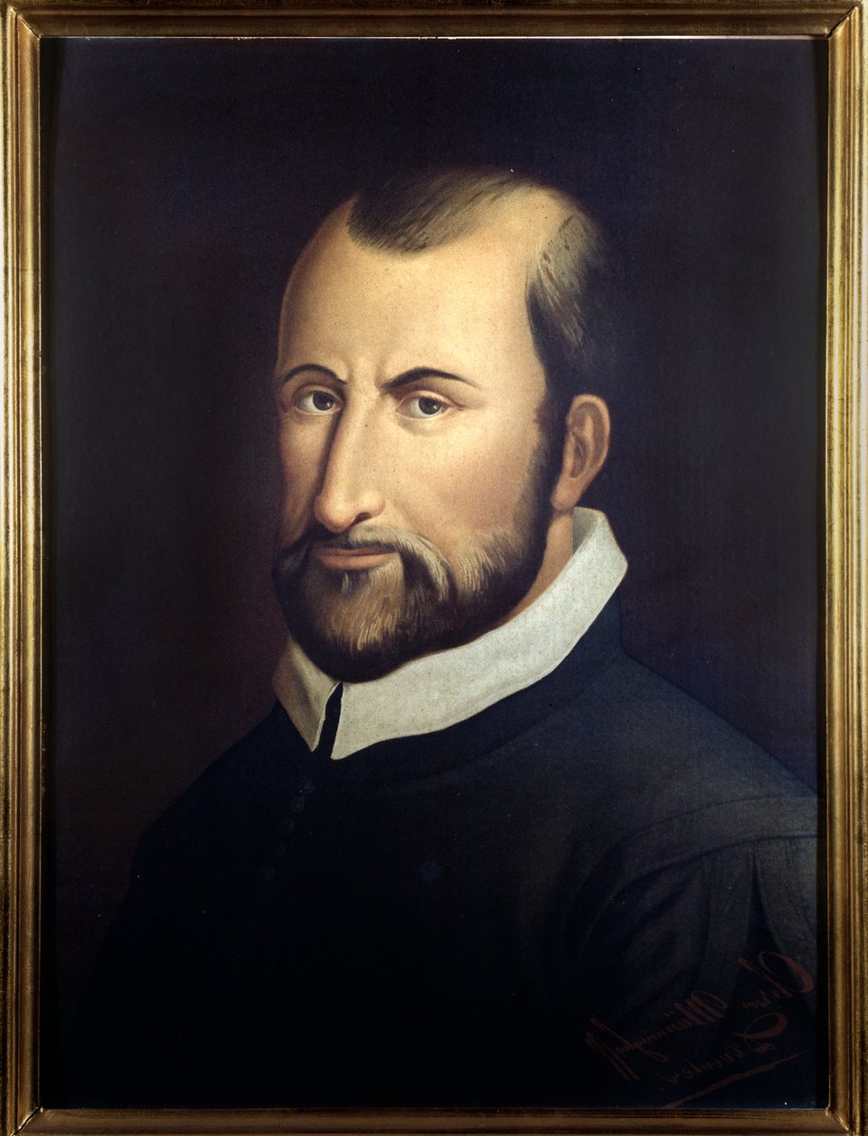 Portræt af den italienske komponist Giovanni Pierluigi da Palestrina (1525-1594). af Italian School