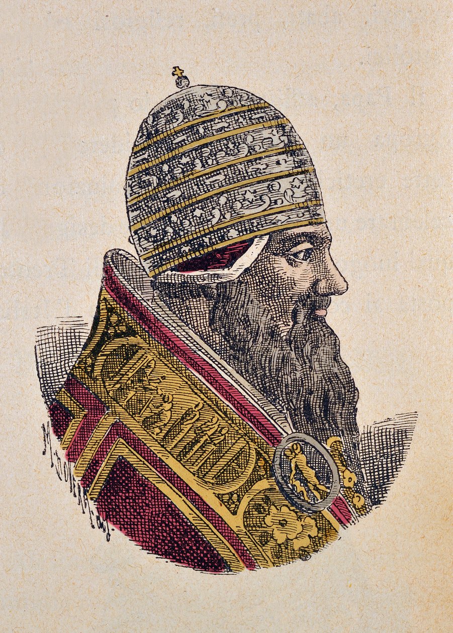 Portræt af Jules III (julius eller Iulius eller Giulio) (pave de 1550 a 1555) af Italian School