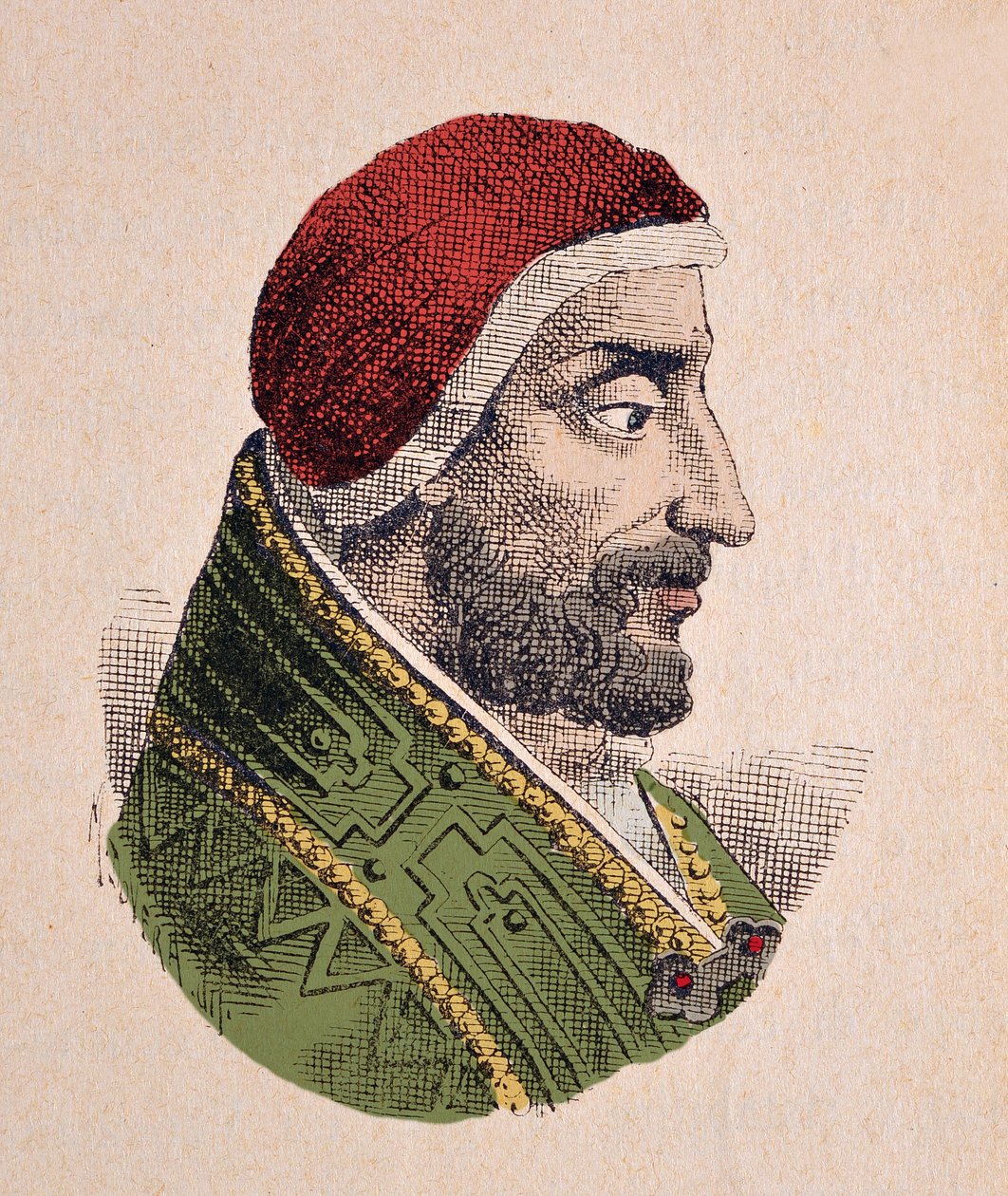Portræt af paven Alexandre IV (Alexander eller Alessandro) (1254-1261) af Italian School