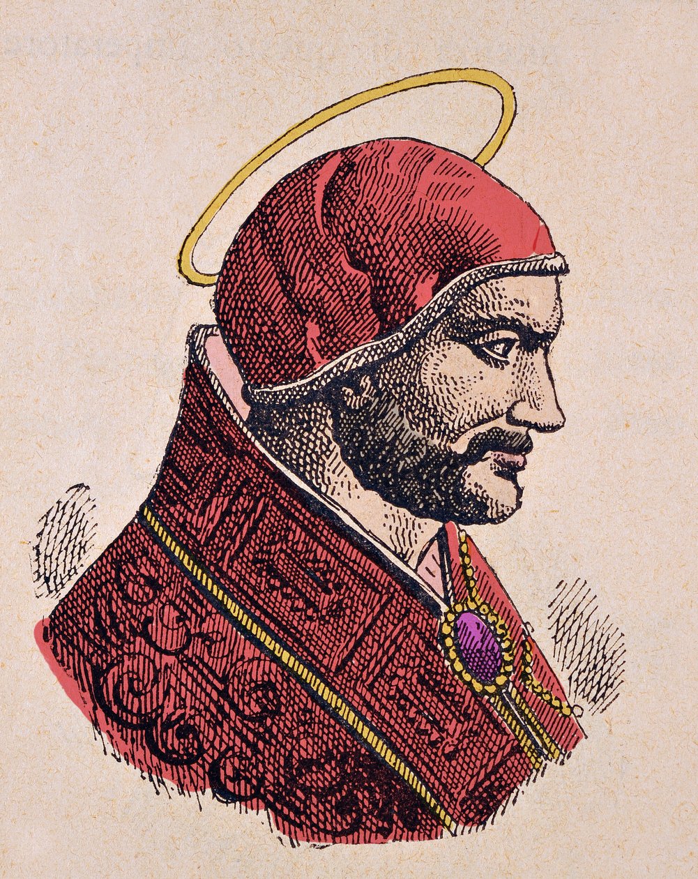 Portræt af pavens opstandelse af Jesus (Anastasios, Anastasios) (ξ99-401) af Italian School