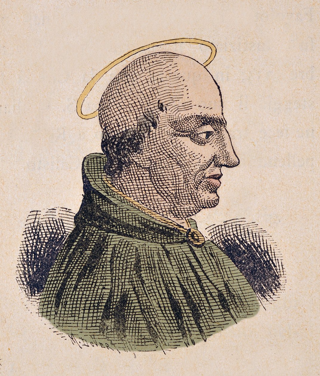 Portræt af paven Antere (Anterus eller Antero) (235-236) af Italian School