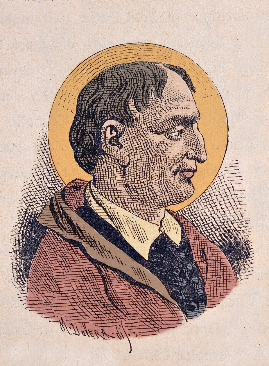 Portræt af paven Corneille (Cornelius eller Cornelio) (251-253) af Italian School