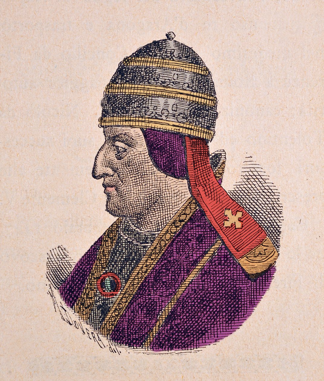 Portræt af paven Eugene IV (Eugenio, Eugenius) (1431-1447) af Italian School