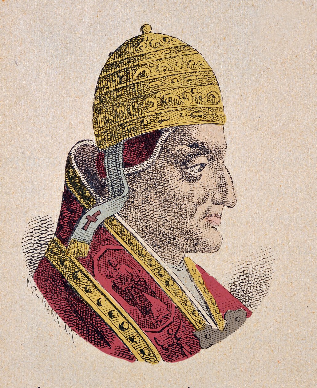 Portræt af pave Innocentius IV (1243-1254) af Italian School
