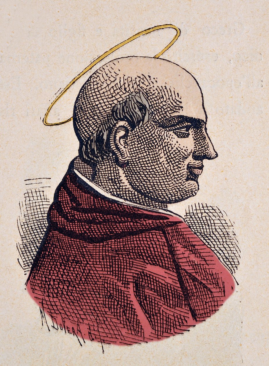 Portræt af paven Marcel Ier (Marcellus eller Marcello I) (308-309) af Italian School