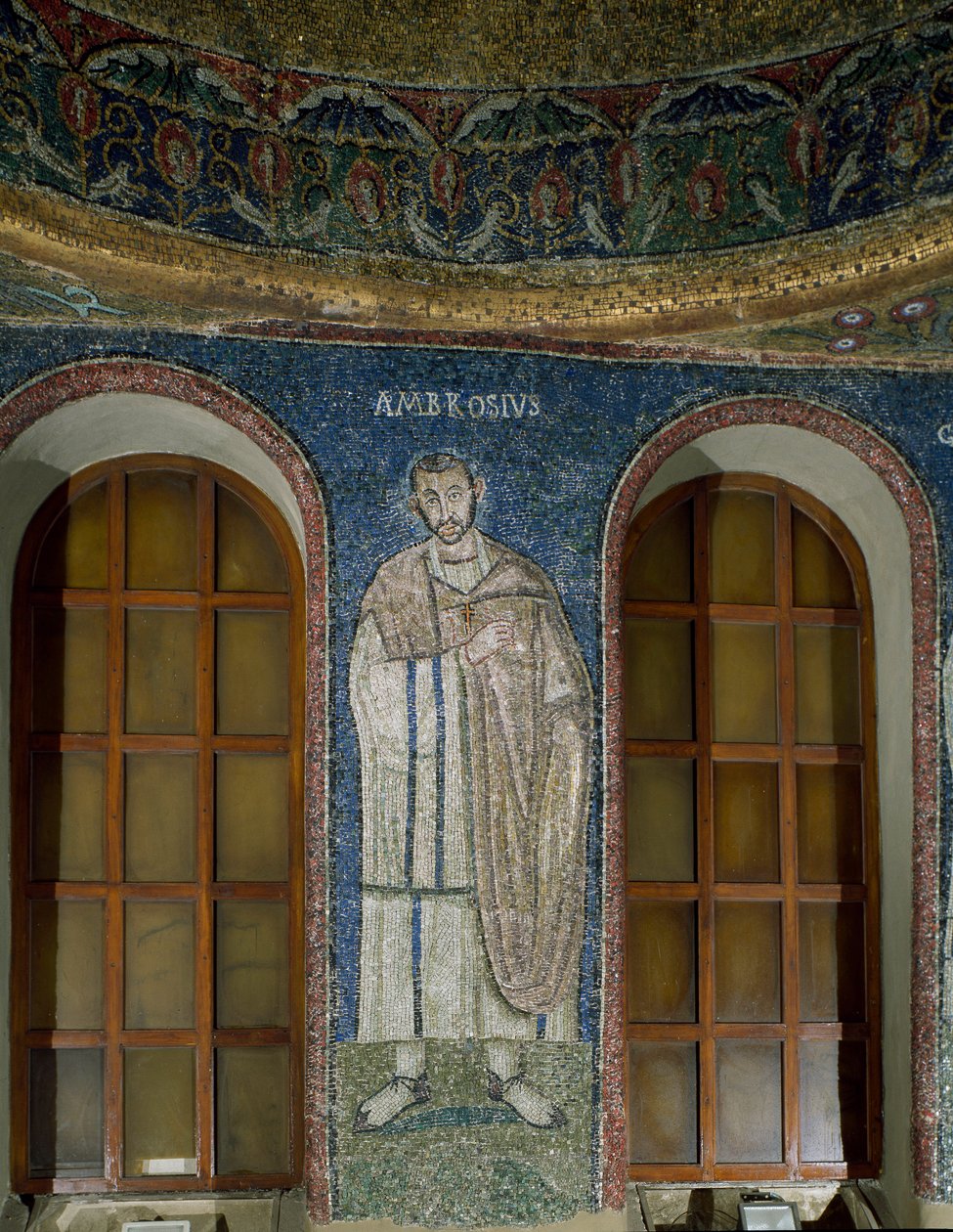 Repræsentation af St. Ambrosius af Milano (Sant