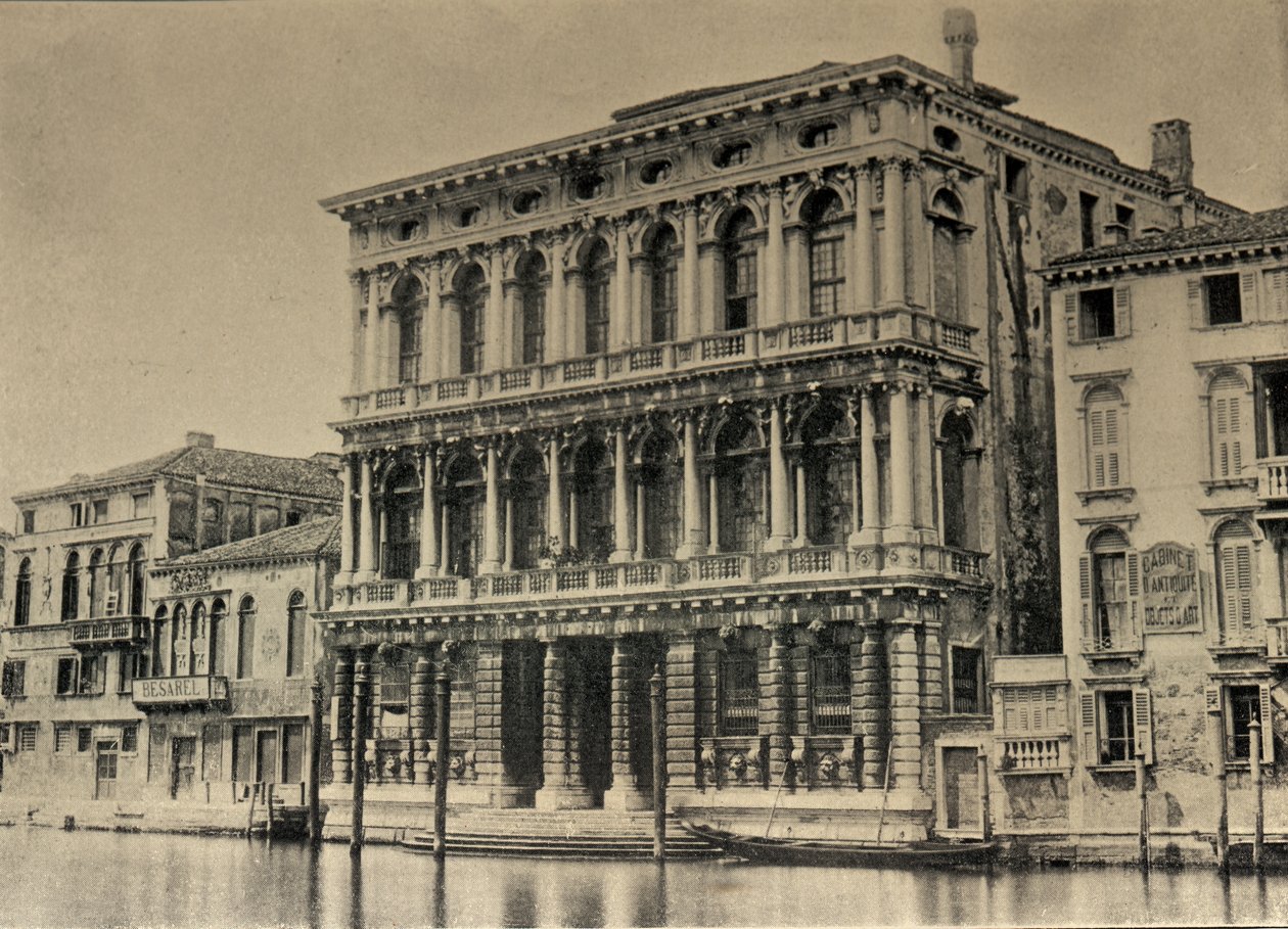 Robert Brownings (1812-89) bopæl i Venedig af Italian School